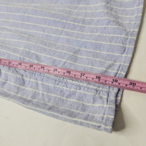 Old Navy Women's Size Small Striped Purple White Cami Jumpsuit Linen Blend - Picture 4 of 8